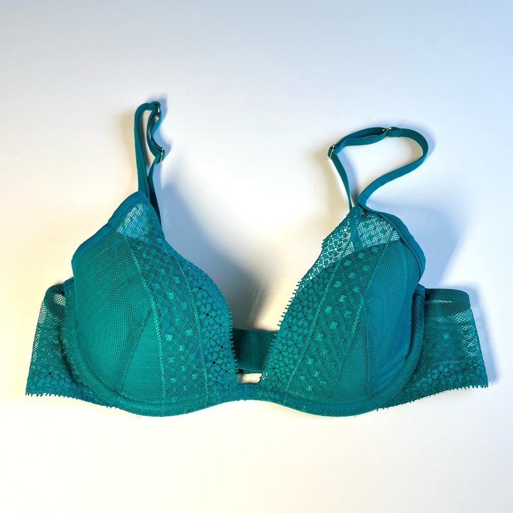 VICTORIA’S SECRET | Teal lightly lined bra | Size 34B | EXCELLENT CONDITION
